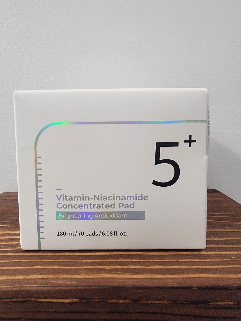 NWT Numbuzin No. 5 Vitamin Niacinamide Toner Pads K-Beauty 180ml